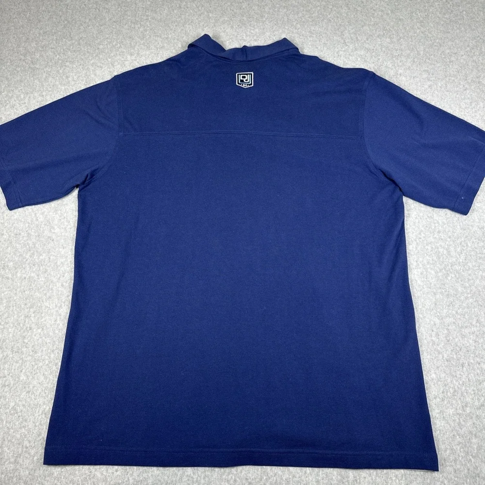 Vintage‎ Y2K Def Jam University Men's Check Polo Shirt Large Collared Blue
